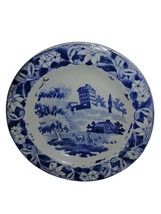 Mid 19th century Pearlware Blue Transferware Staffordshire Child&#39;s Plate... - $34.65