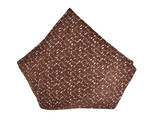 ARMANI COLLEZIONI Mens Pocket Square Textured Modern Brown Size 12&quot; X 12&quot; - £23.00 GBP