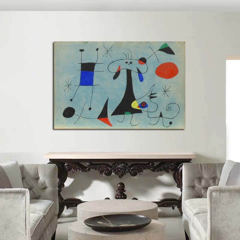Joan Miró Famous Painter Wall Art HQ Canvas Print Painting FRAME AVAILABLE Item image 3