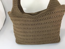 The Sak Brown Crochet Shoulder Bag Handbag Purse - £19.16 GBP