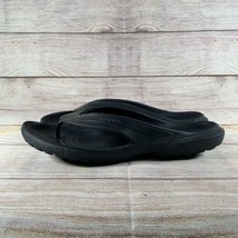 Crocs Flip Flop Sandals Mens Size 8 Womens Size 10 Black - £11.74 GBP