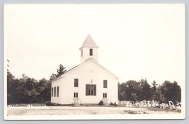 Postcard RPPC Union Church South Newbury New Hampshire - £14.25 GBP