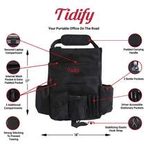 Tidify Car Front Seat Organizer [2023 UPDATED] with Dedicated Tablet and... - £62.18 GBP