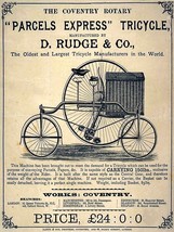 10972.Decor Poster.Room wall.Vintage Interior design.Early Tricycle.Bicycle shop - £13.44 GBP+