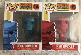 Funko Pop! Retro Toys Rock&#39; Em Sock&#39; Em Red Rocker &amp; Blue Rocker - £19.55 GBP