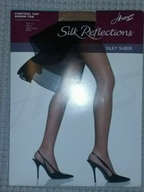 NEW Hanes Silk Reflections Silky Sheer Control Top Style 717 Sz IJ Little Color - £10.11 GBP