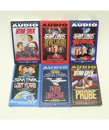 Simon and Schuster Audio Star Trek on Cassette (Lot of 6) - £17.23 GBP