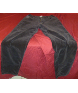 CALVIN KLEIN JEANS BLACK VELVET SUEDE STRAIGHT FIT FORMAL DRESS PANTS SI... - $19.79