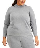 MSRP $35 Ideology Plus Size Pullover Hoodie Gray Size 1X - €15,19 EUR