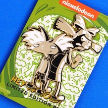 Hey Arnold! Arnold and Helga Golden Enamel Pin Limited Edition - £13.99 GBP