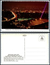 California Postcard - Hollywood, Aerial View At Night Gv - £2.71 GBP