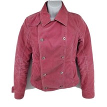Diesel Corduroy Jacket Women&#39;s Size S Pink - $34.60