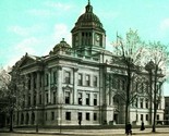 Sandusky Ohio OH Wyandotte County Court House UNP Vtg Postcard Curteich - $3.91