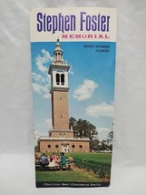 Stephan Foster Memorial White Springs Florida Brochure Pamphlet - $186.16 MXN