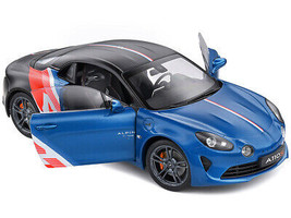 2021 Alpine A110S F1 Team Blue Metallic Matt Black w Stripes Graphics Trackside - £54.25 GBP
