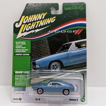 Johnny Lightning 1969 Dodge Charger R/T Light Blue Poly 1:64 Muscle Cars... - $289.74 MXN