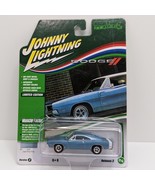 Johnny Lightning 1969 Dodge Charger R/T Light Blue Poly 1:64 Muscle Cars... - $284.48 MXN