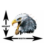 American Bald Eagle Head Wall Art Wall Decal Indoors Outdoors Large - $24.68 CAD+