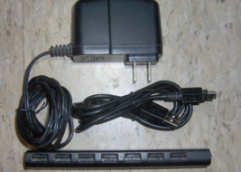 Used USB 2.0 Ultra Slim Powered Hub + Adapter 7 port Mobile small BELKIN... - $29.67