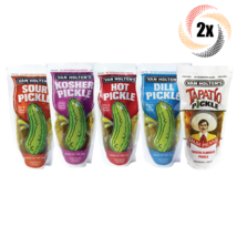 2x Pouches Van Holten&#39;s Jumbo Variety Dill Pickle In-A Pouch | 5oz | Mix... - £11.94 GBP