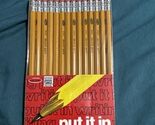 Vintage Empire Pencils Co Med No. 2 Yellow 1010 Made In USA Non-Toxic Pa... - $12.62