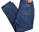 Levi’s 557 For COWBOYS Made In USA 36x31 Dark Wash Denim Levi Jeans - $138.55