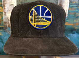 Mitchell &amp; Ness Golden State Warriors Grey Snapback adjustable hat - $11.05