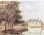 Au Chateau d&#39;Esclimont Menu Bleury-Saint-Symphorien France 1996 - $27.72