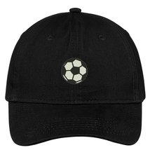 Trendy Apparel Shop Soccer Ball Embroidered Dad Hat Adjustable Cotton Baseball C - £15.73 GBP
