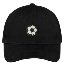 Trendy Apparel Shop Soccer Ball Embroidered Dad Hat Adjustable Cotton Baseball C - £15.97 GBP