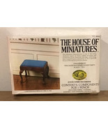 Vtg New Sealed N40031 House of Miniatures X-Acto Chippendale Bench Circa... - $26.46