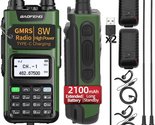 Weather Receiver Radio,Gmrs Repeater Capable,Rechargeable Long Range Two... - £86.96 GBP