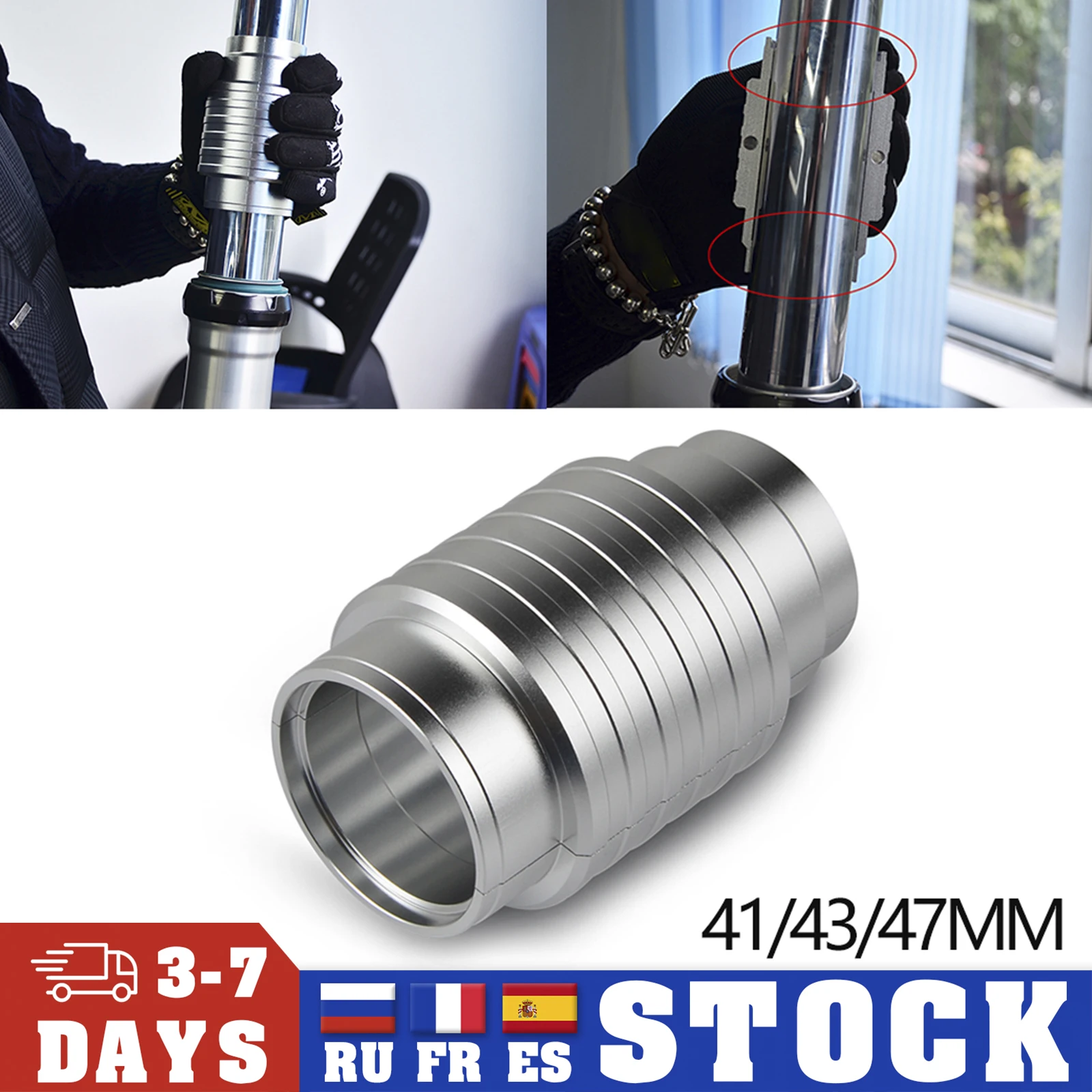 41mm 43mm 47mm Motorcycle Fork Seal Fork Bushings Driver Tool For Honda KTM - £29.59 GBP+
