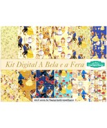 Digital Scrapbook Kit - Beauty and the Beast Digital Kit (12 Papers) INS... - $3.96 CAD