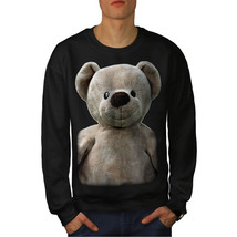 Wellcoda Cute Plush Mens Sweatshirt, Teddy Bear Casual Pullover Jumper - £24.11 GBP+