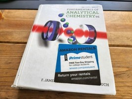 Fundamentals of Analytical Chemistry Hardcover - £11.73 GBP