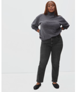 Everlane Pants Curvy Cheeky Jean Size 31 Regular Straight Leg Washed Bla... - £33.16 GBP