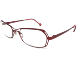 Vintage la Eyeworks Eyeglasses Frames CHOW 504 Red Square 50-23-130 - £58.99 GBP