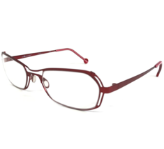 Vintage la Eyeworks Eyeglasses Frames CHOW 504 Red Square 50-23-130 - £58.59 GBP