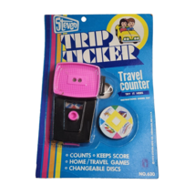 Vintage 1973 Steven Trip Ticker Handheld Travel Counter Sealed New Pink - £15.00 GBP