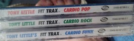 Tony Little’s Fit Trax Cardio Pop, Funk, and Rock CD Set Fitness Workout... - $441.02 MXN