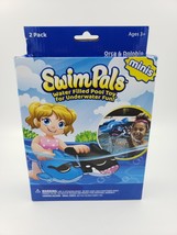 SwimPals Minis Kids Water Filled Pool Toy 2 Pack (Orca &amp; Dolphin) Blow up - $8.90