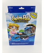 SwimPals Minis Kids Water Filled Pool Toy 2 Pack (Orca &amp; Dolphin) Blow up - $164.01 MXN