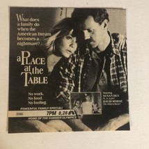 A Place At The Table Tv Guide Print Ad Advertisement Susan Dey David Morse TV1 - £4.74 GBP