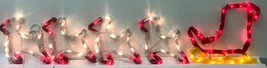Mr. Christmas Mini Mini SLEIGH WITH REINDEER Vintage Christmas Light ~ W... - $29.94