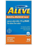 2/28 Aleve NSAID Back &amp; Muscle Pain Reliever &amp; Fever Reducer, Naproxen S... - $273.75 MXN