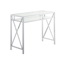 Convenience Concepts 42 in. Oxford Chrome Desk - $213.29