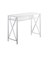 Convenience Concepts 42 in. Oxford Chrome Desk - $213.29