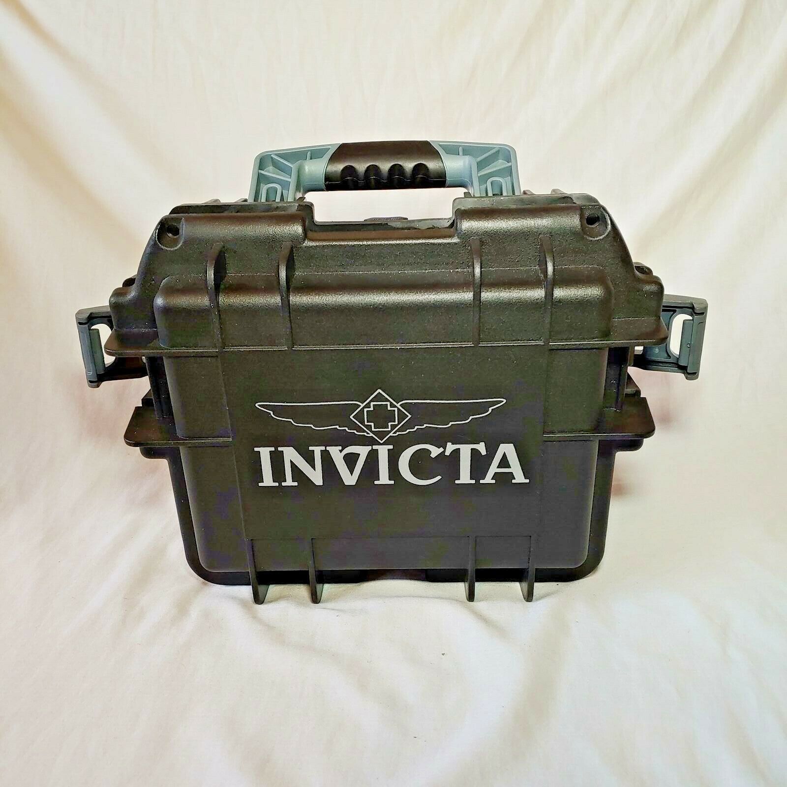 Invicta IG0097-SMIS-B 3 slot Black Plastic Watch Box Case - $95.00