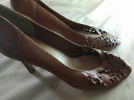 Womens Shoes New Look size 6 UK Synthetic Brown Heels - £14.14 GBP